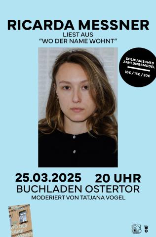  RICARDA MESSNER liest aus WO DER NAME WOHNT