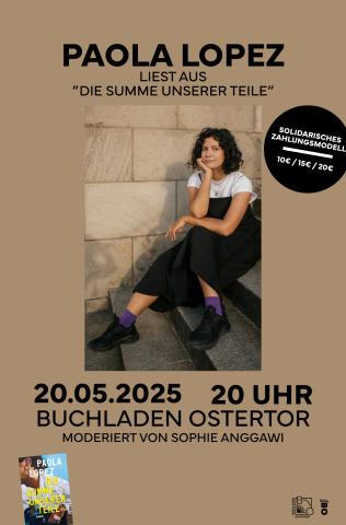 PAOLA LOPEZ liest aus DIE SUMME UNSERER TEILE